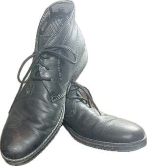 1901 Nordstrom Barrett Black Leather Chukka Boots Made in Italy, Size 44 (11)